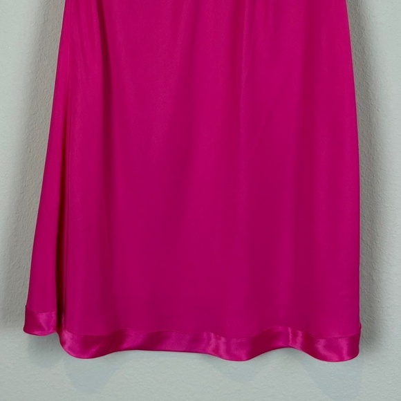 Banana Republic Pink Silk-Like Sleeveless Pullover Cami Blouse w/ Roll/Twist - Picture 3 of 12
